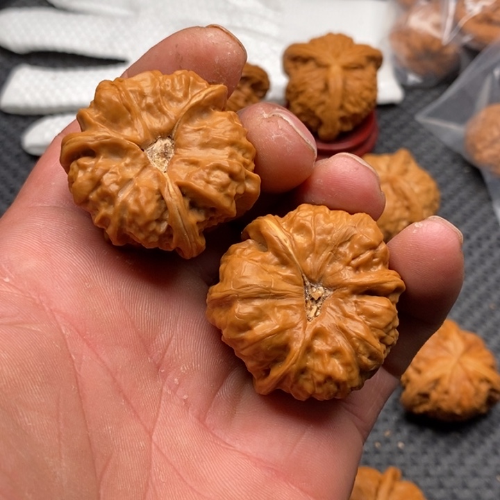 核桃把件大**?拼接蛤蟆头19