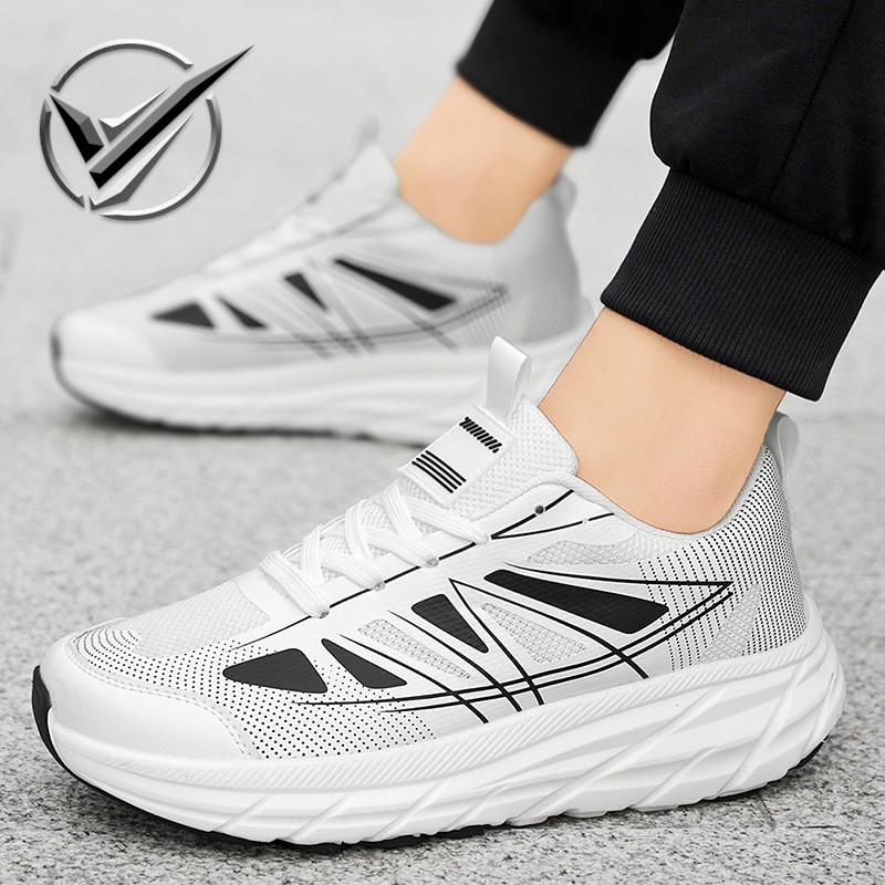 2025秋季新款轻便鞋子肥胖脚背高脚骨外翻大头鞋男士大码休闲鞋