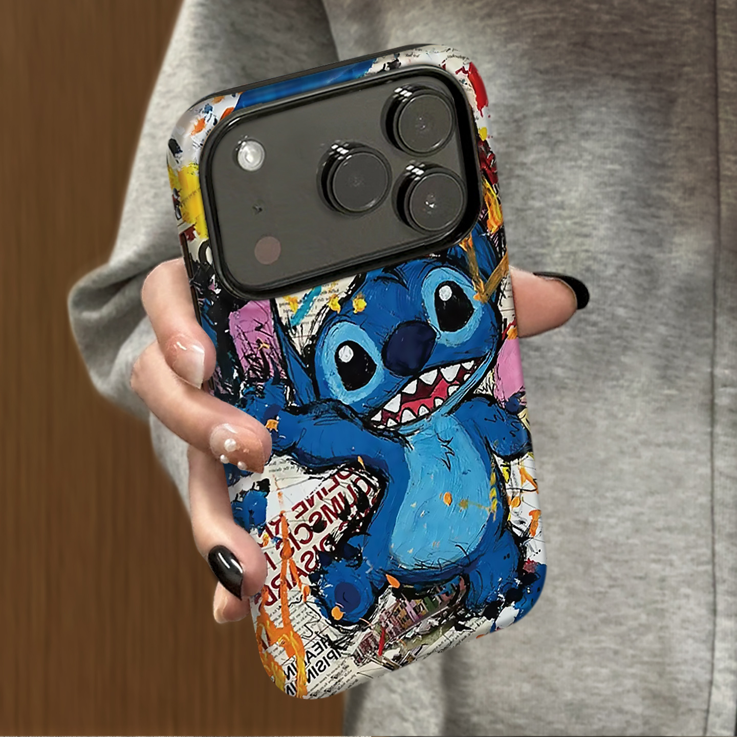 潮酷史迪仔适用苹果iPhone17ProMax手机壳13/14/15/16Pro保护套18