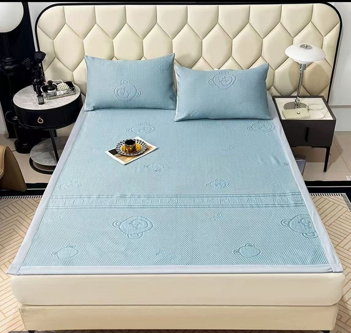 （床笠款）高分子冰豆豆床笠凉感