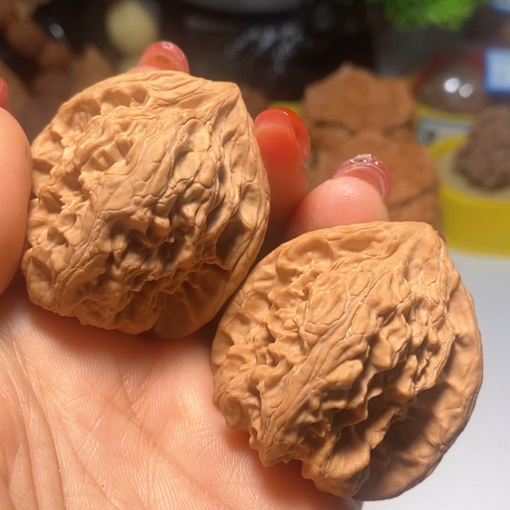 文玩核桃把件火焰马蹄