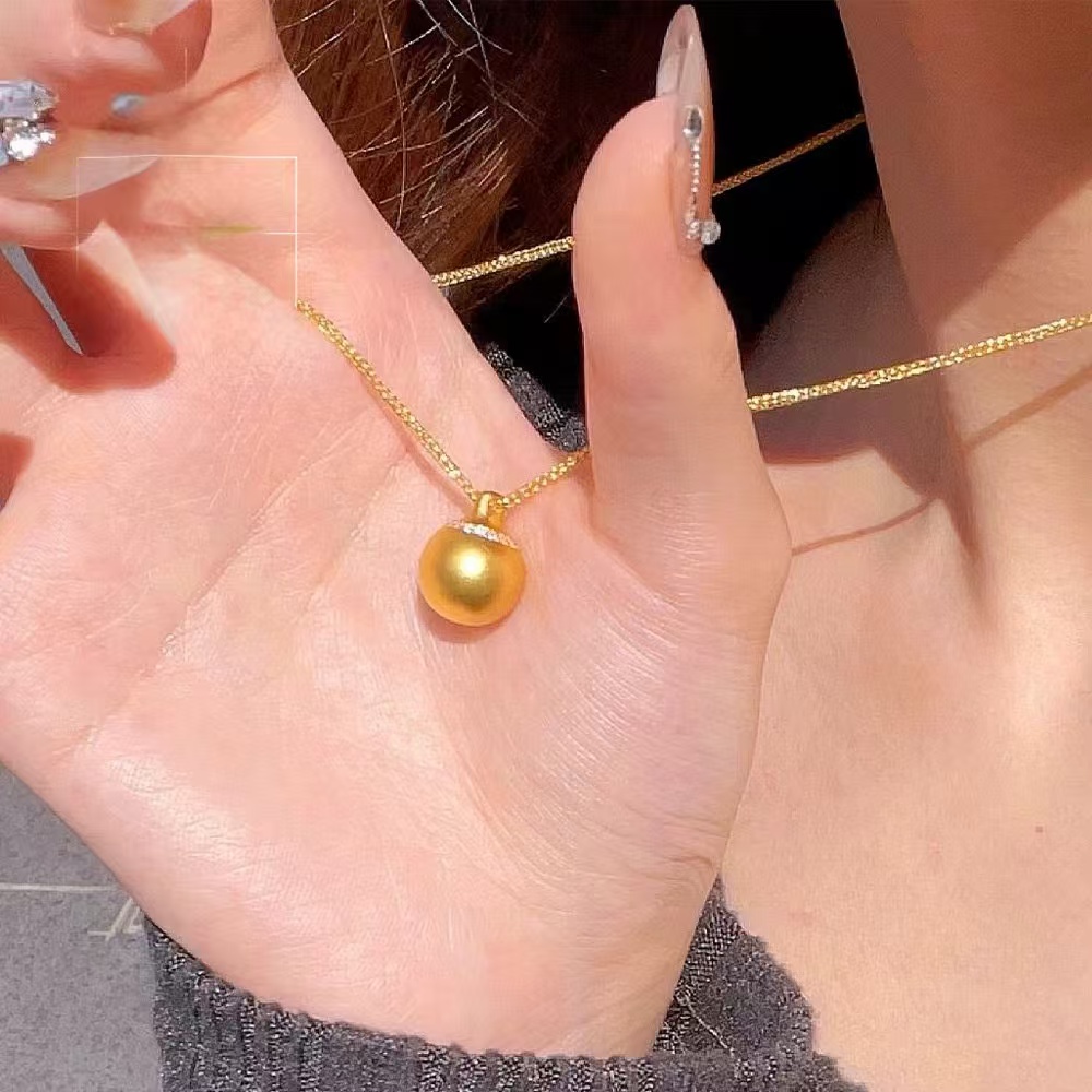 黄铜吊坠 亮哥推荐 有求必应珠珠吊坠金店同款古法工艺时尚吊坠