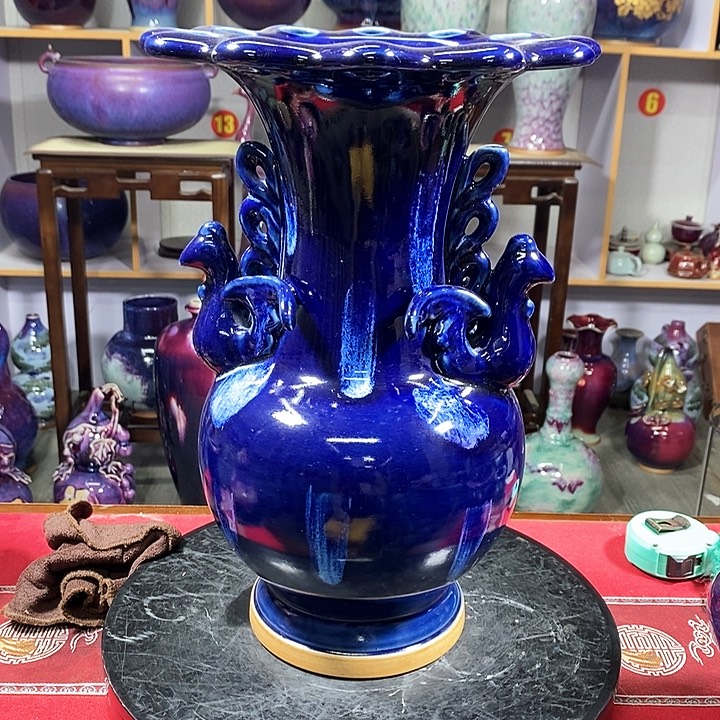 瓶中国神垕精品钧瓷