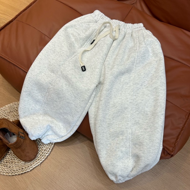 1678休闲一体绒卫裤男女童