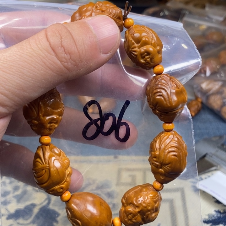 橄榄核手串/手链橄榄核雕工艺手串