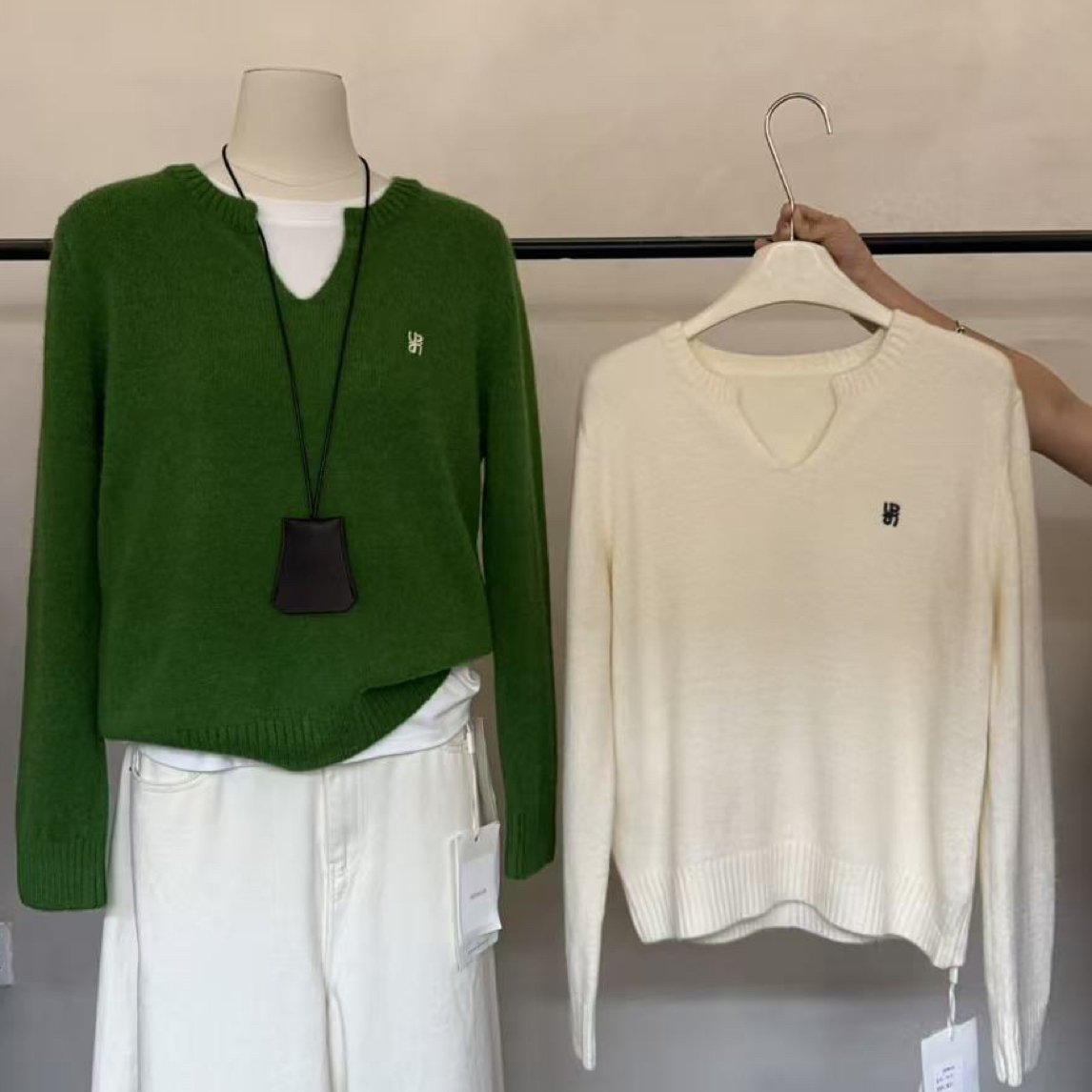 abow@5631 韩系休闲百搭慵懒风毛衣12-26