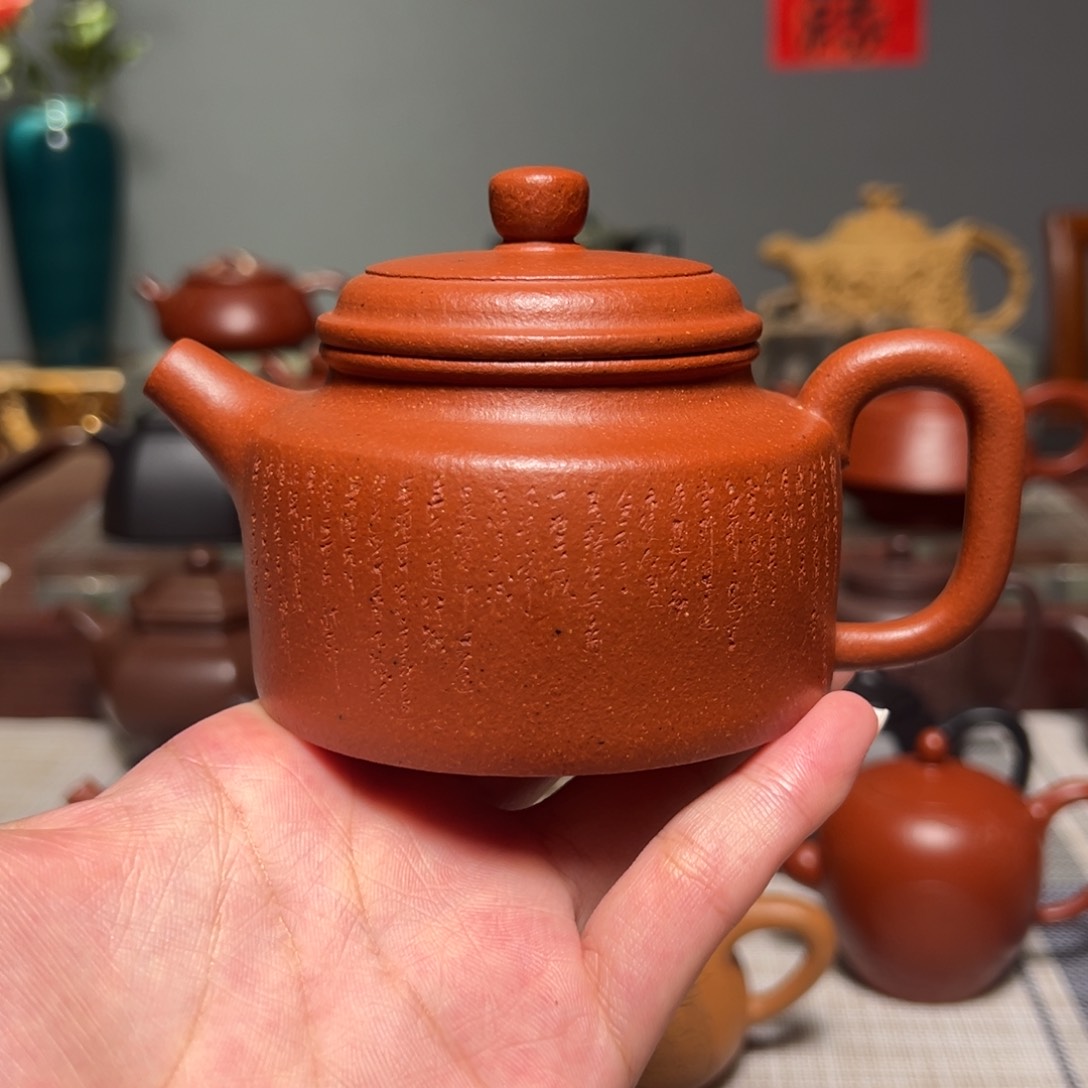 茶壶紫砂全手工德钟降坡泥200cc