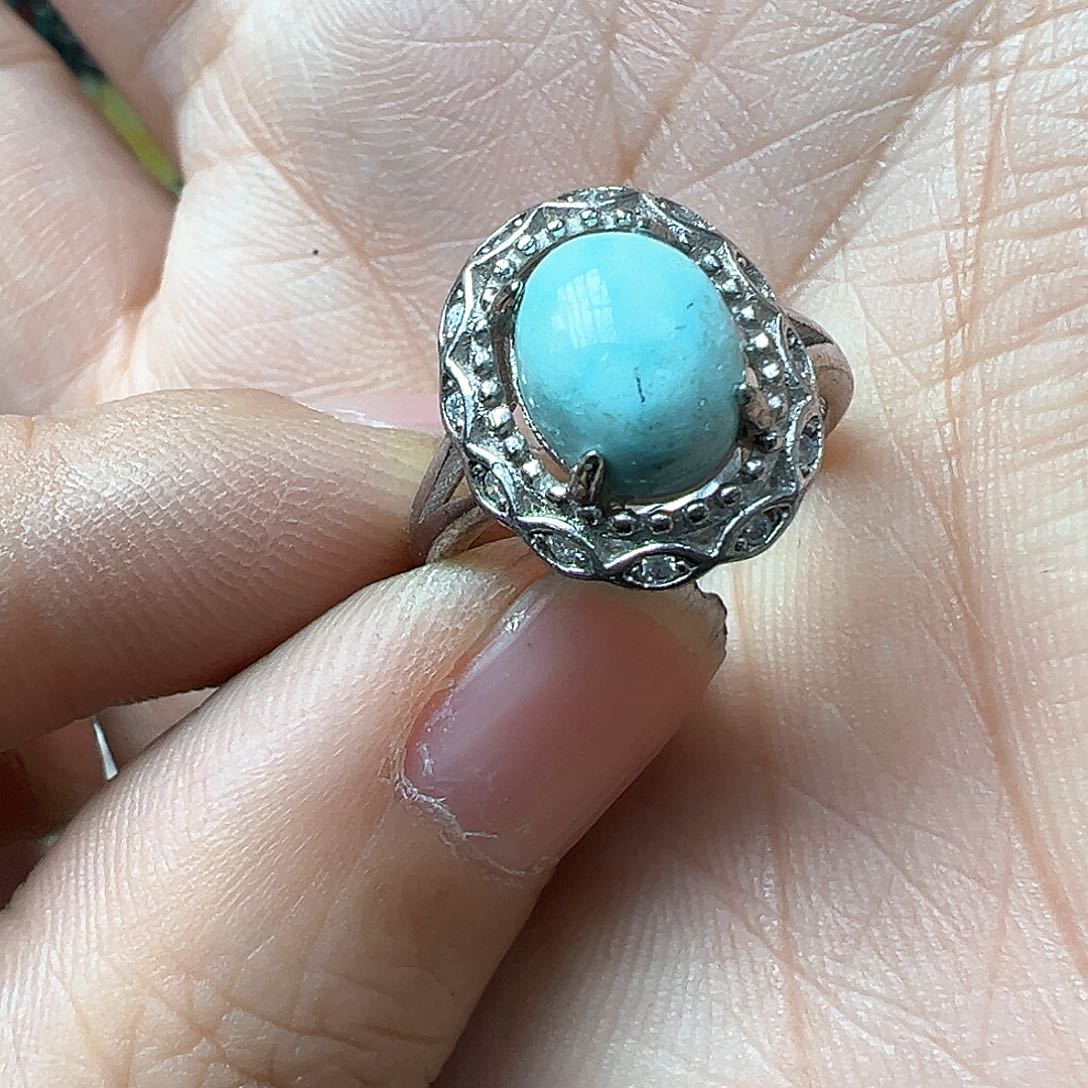 翡翠戒指未镶嵌炸