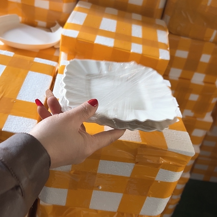 新骨瓷方碟2只装