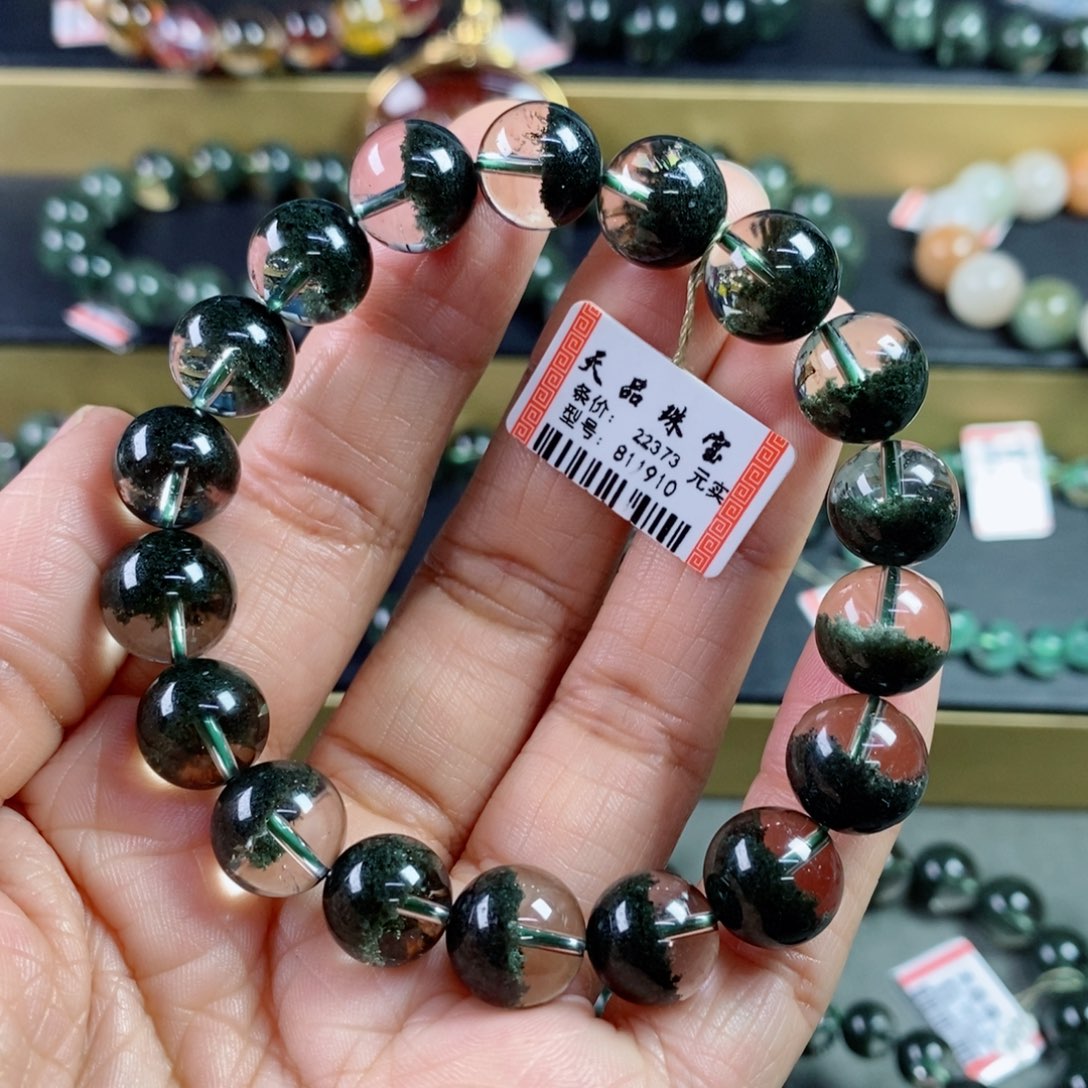 水晶手链未镶嵌绿幽灵手链811910