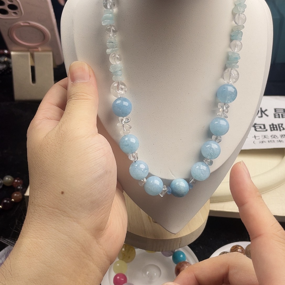 水晶银S925镶嵌手链
