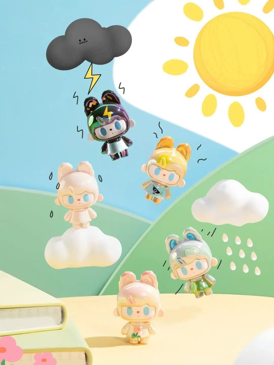 【正品明款】兔兔熊三代盲盒马蒂斯的夏天系列萌粒