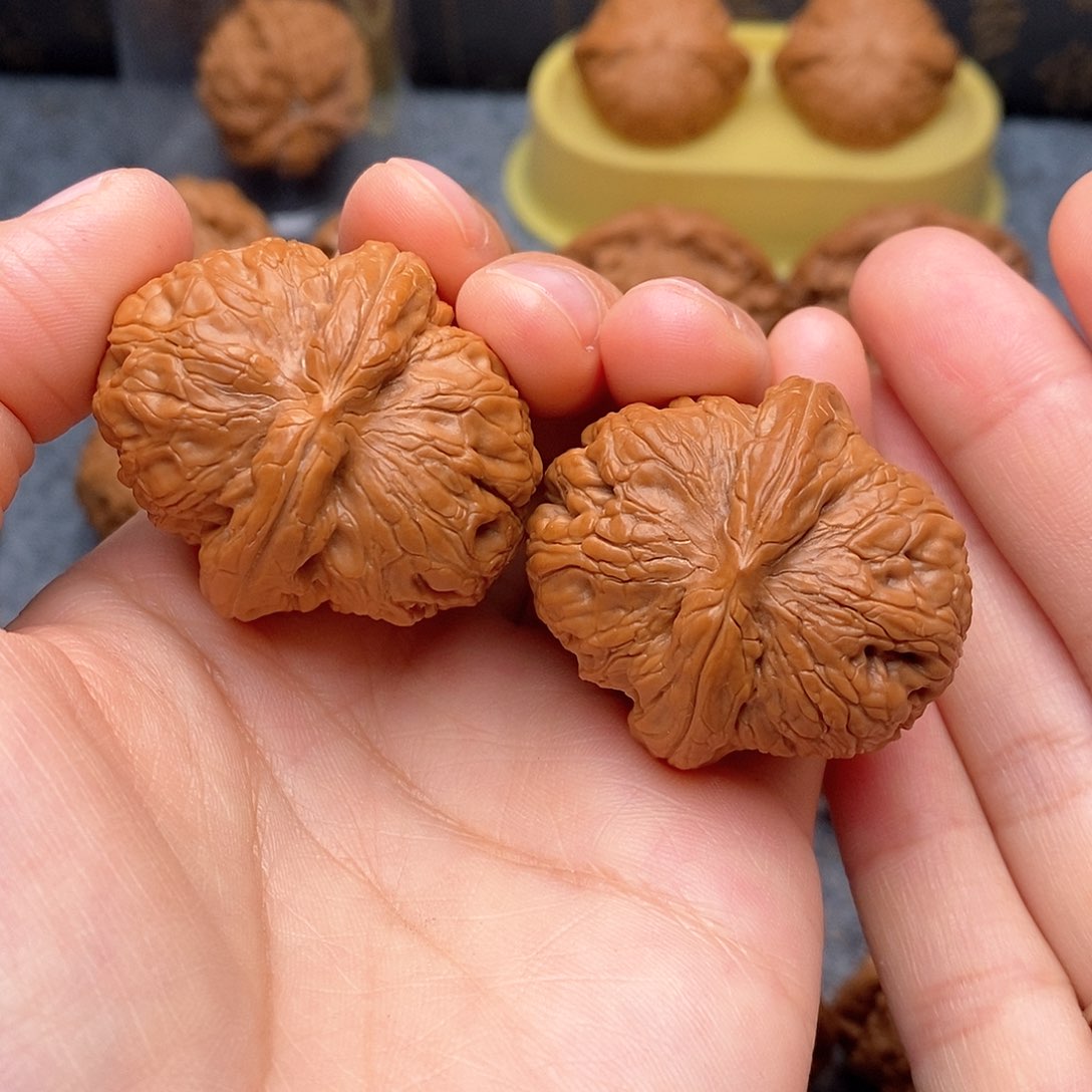 文玩核桃把件元宝39尺