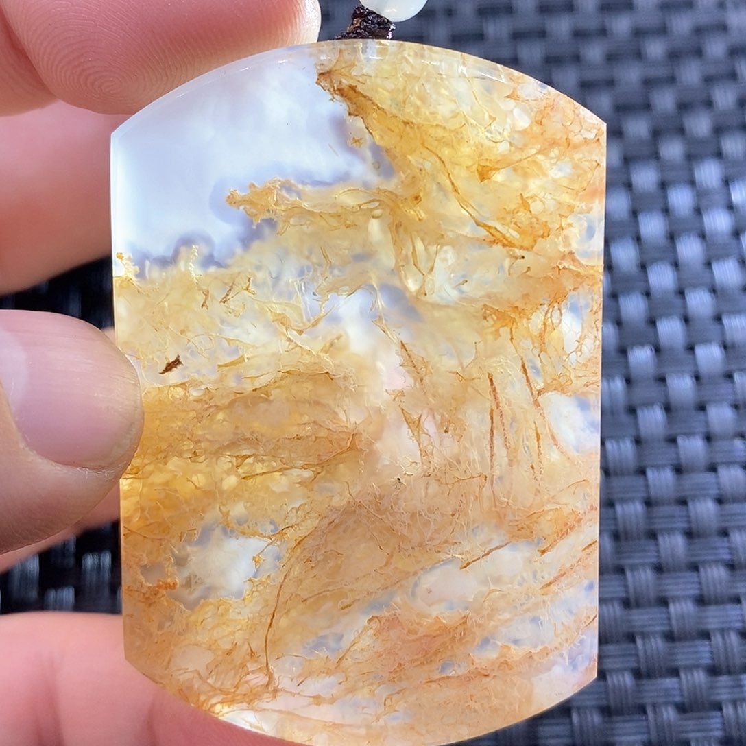 玛瑙/玉髓颈饰未镶嵌小**~