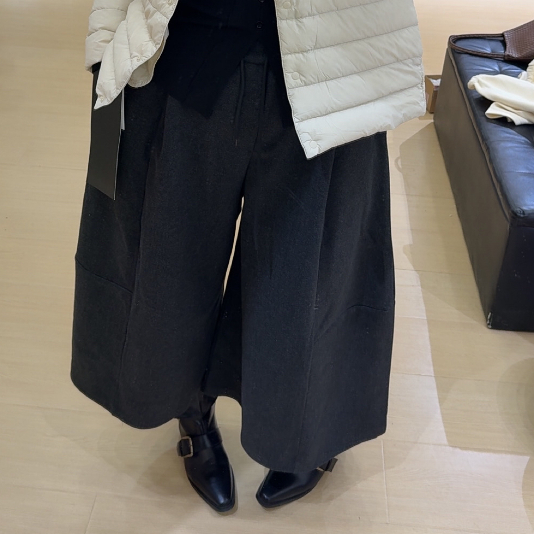 佑佑家花苞边九分裤