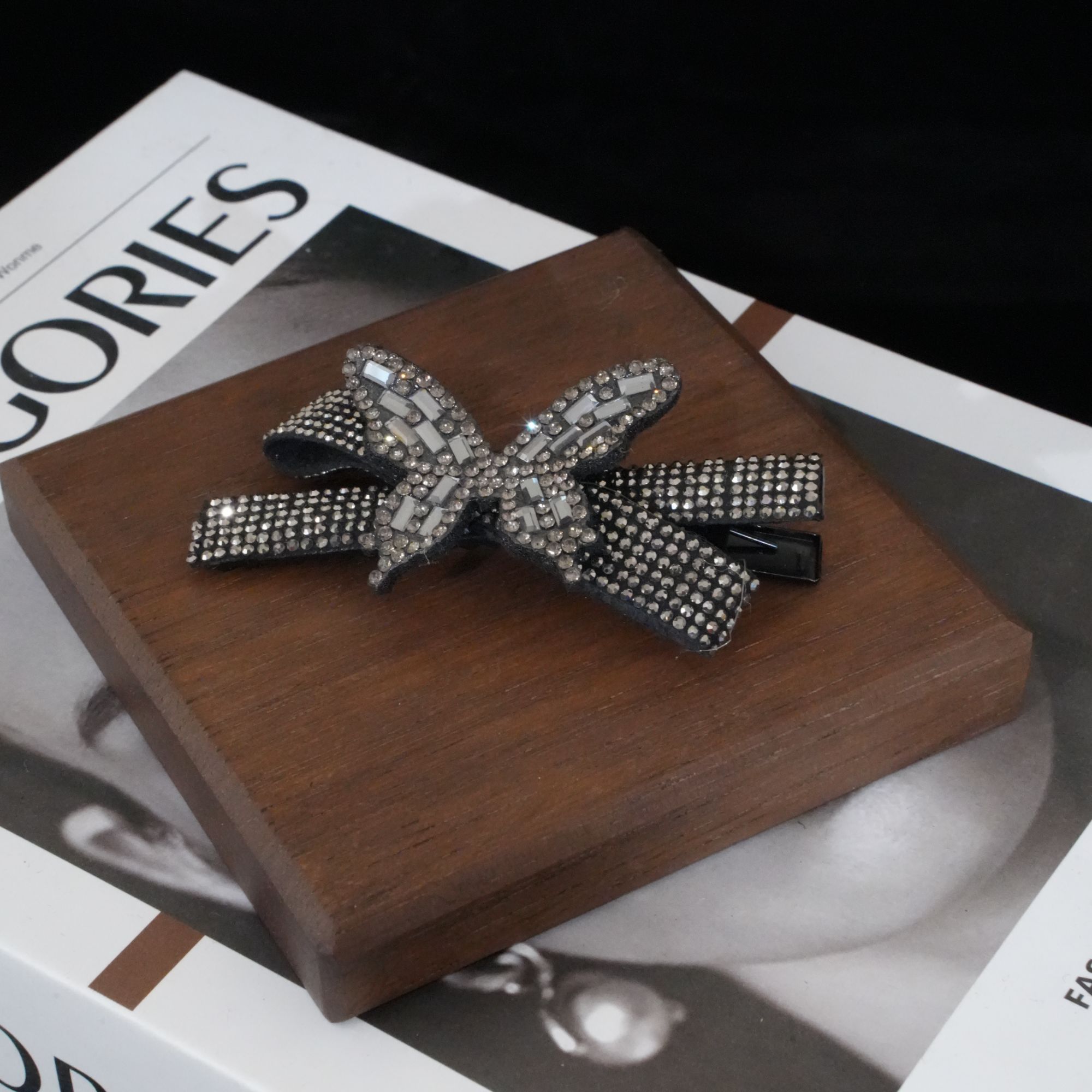 【FNQ127】原创设计鸭嘴夹日韩女千金风发夹气质时尚侧边夹轻奢