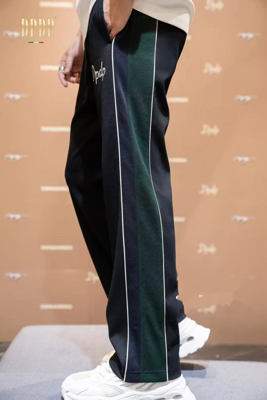 欧货春秋男士经典百搭休闲时尚潮流运动抽绳系带休闲长裤 8913