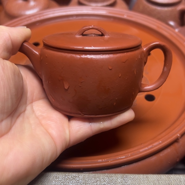 紫砂茶壶宜兴原矿小煤窑朱泥