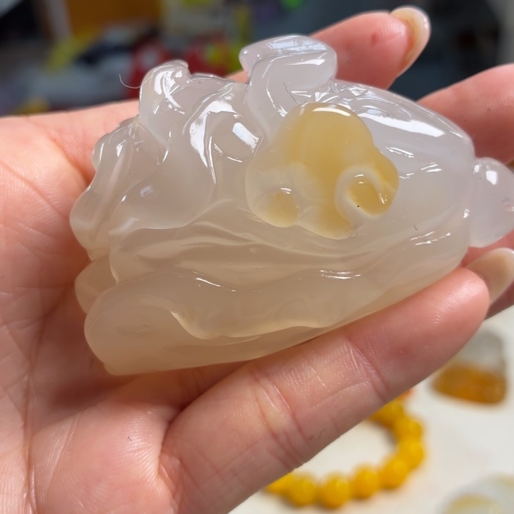 玛瑙/玉髓未镶嵌吊坠(不含链)
