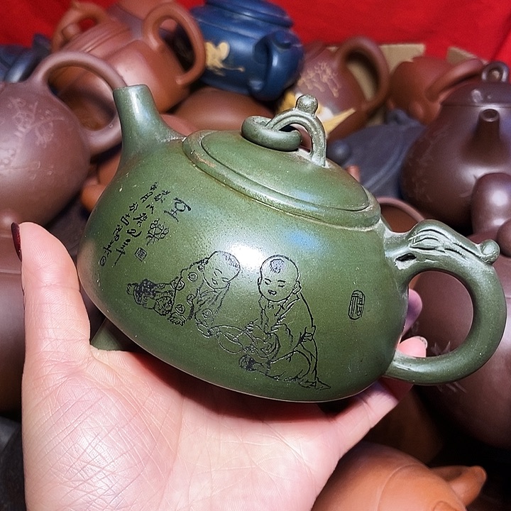 茶壶紫砂手工制作宜兴紫砂壶