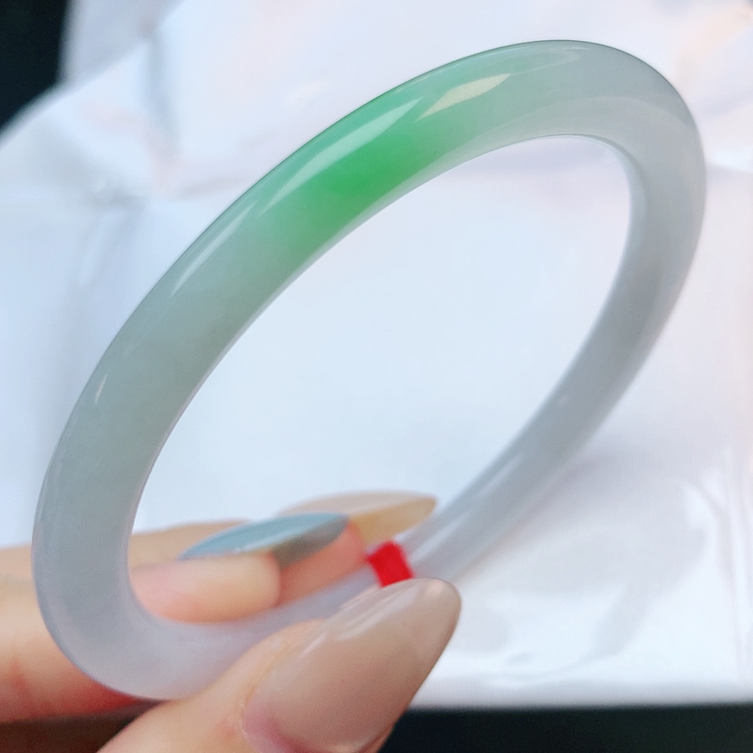 未镶嵌手镯翡翠55圆条882956