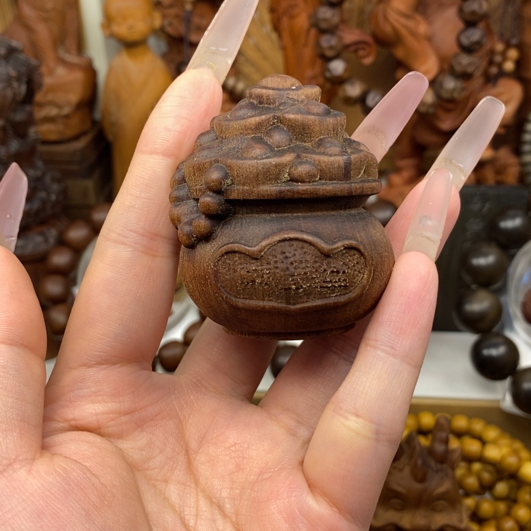 檀香木手串/手链迈索尔老山檀香摆件奶香，瑕疵