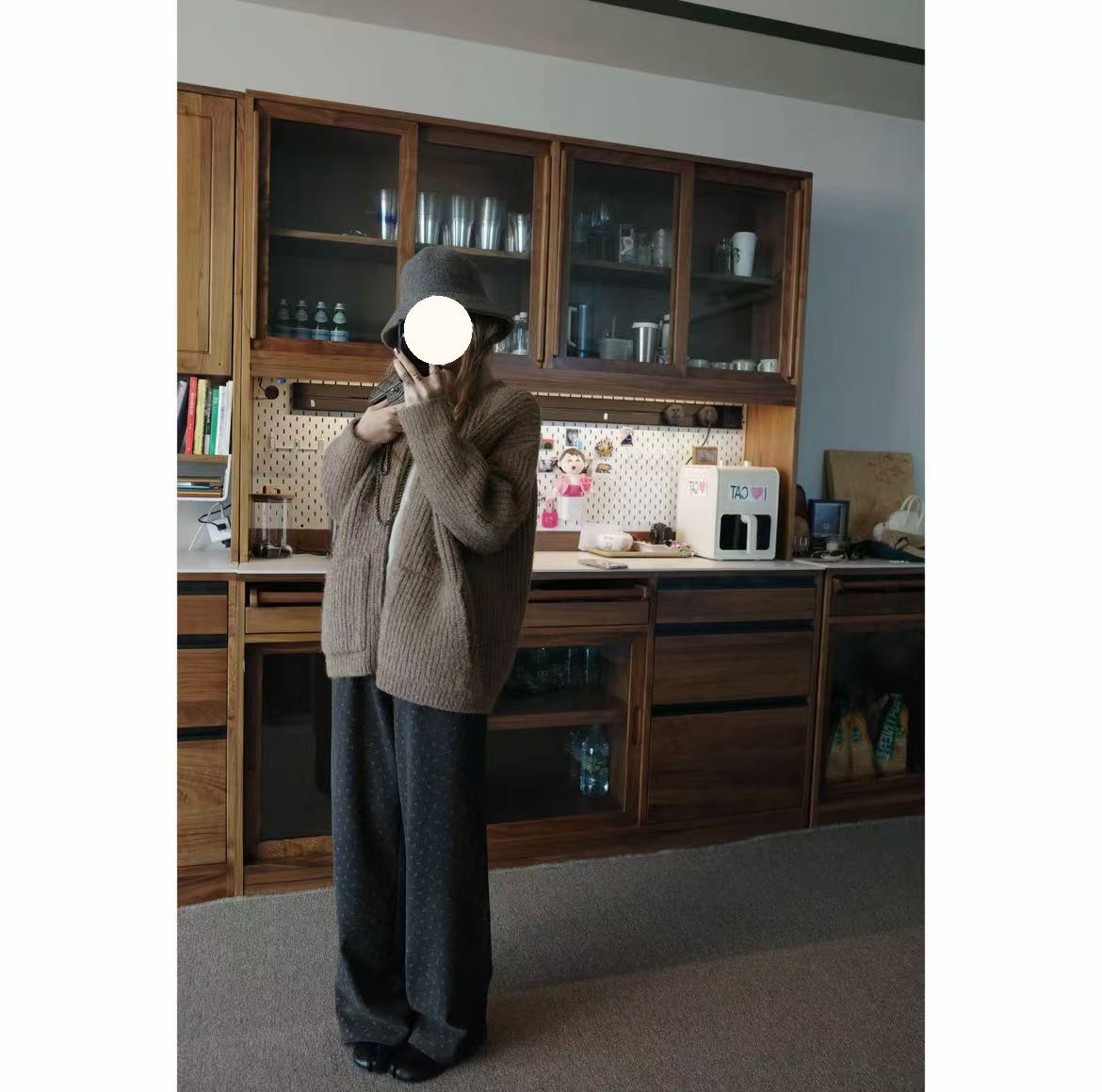 毛衣浅灰/深灰/燕麦色拉链毛衣 5190-02-876