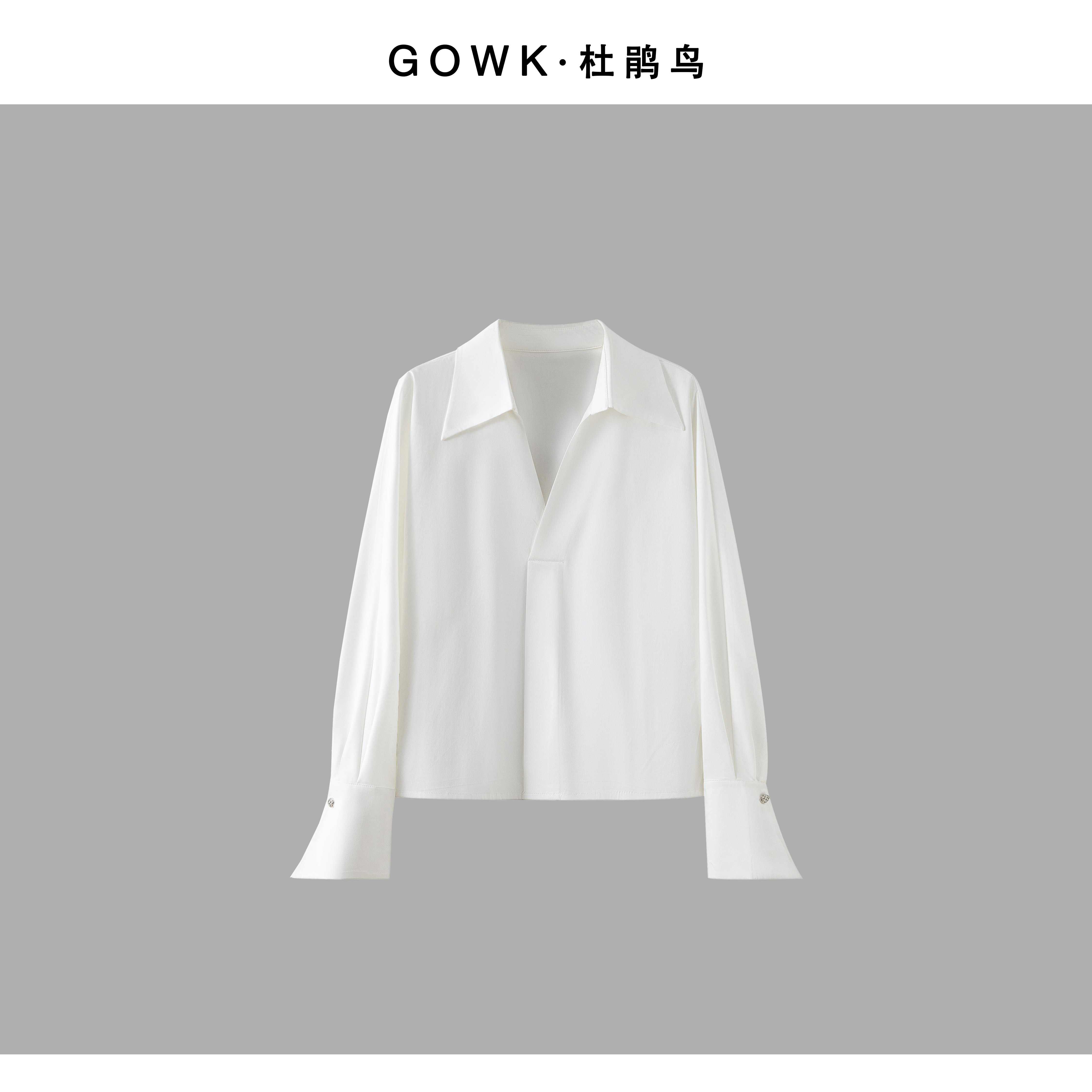 25年新款气质POLO领时尚女士百搭衬衫