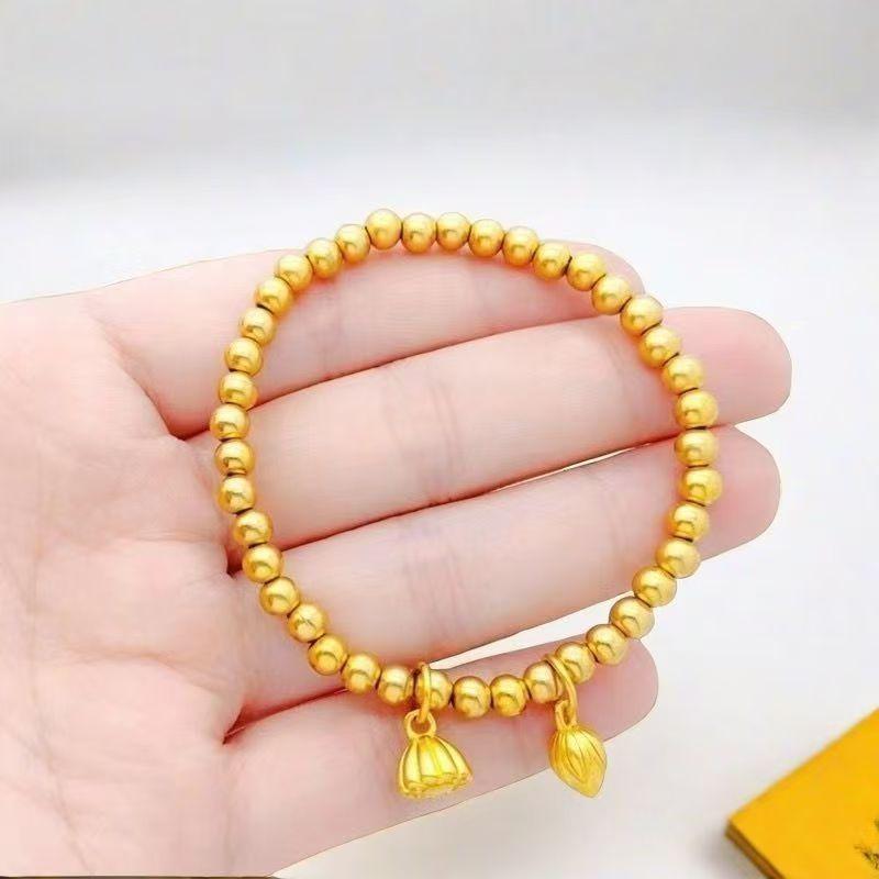 铼金【 两世欢手链】气质时尚百搭精美简约金色不掉色