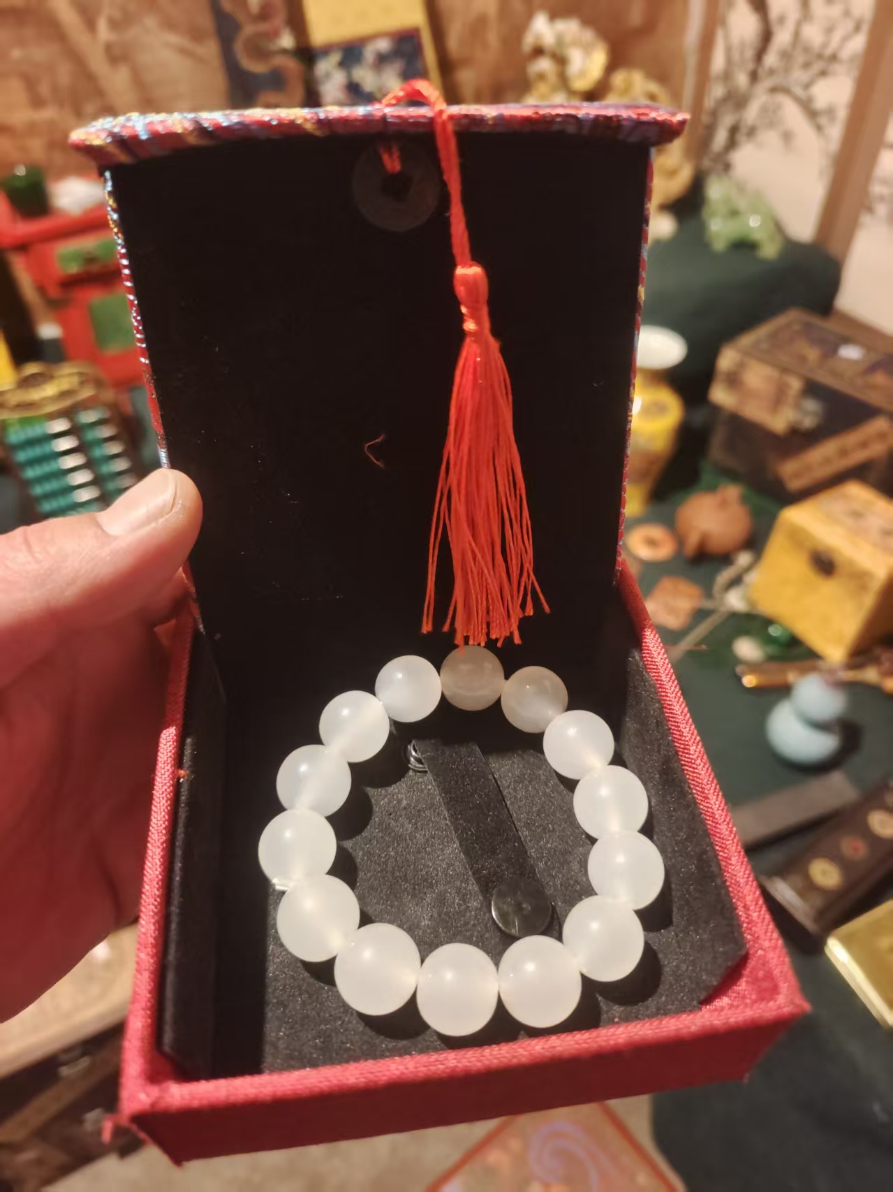  摆件精品摆件白色 海云母 不含盒