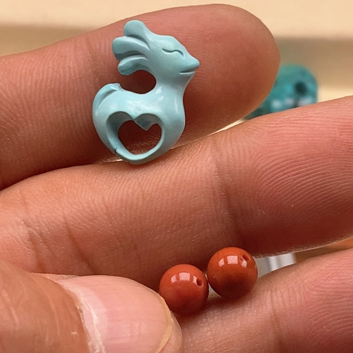 绿松石未镶嵌珠宝半成品