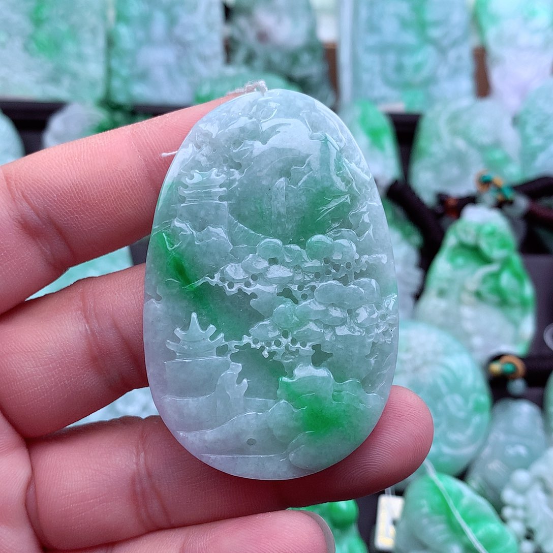 翡翠吊坠(不含链)未镶嵌