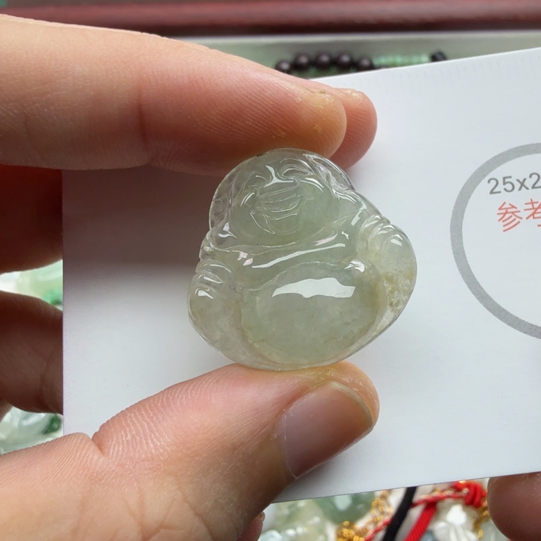 翡翠未镶嵌颈饰007