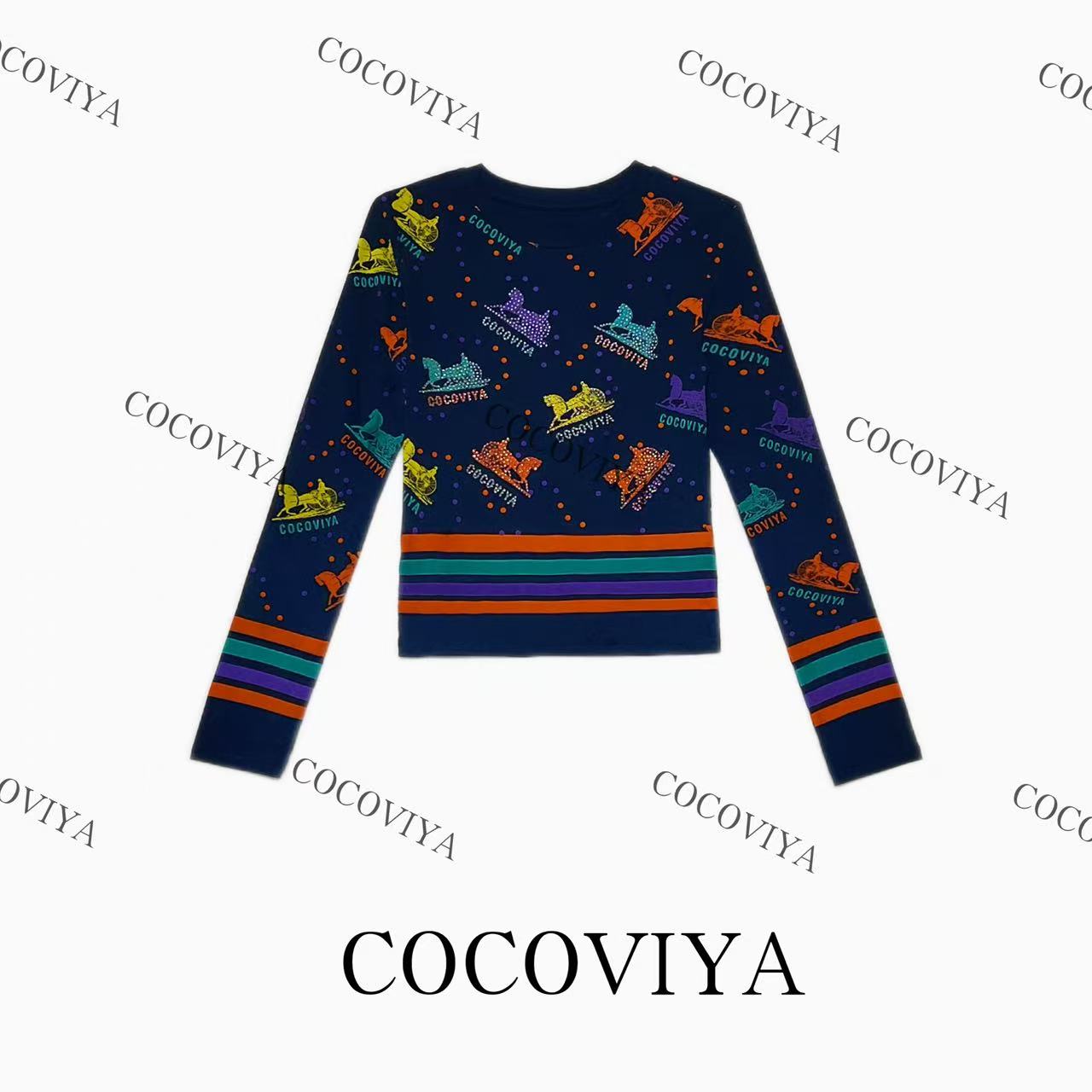 【XY】COCOVIYA 设计感春夏打底时尚百搭休闲上衣26C-833