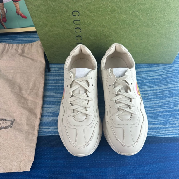 未使用 GUCCI/古驰 葡萄籽奢潮/Gucci 爱心双G老爹鞋/41