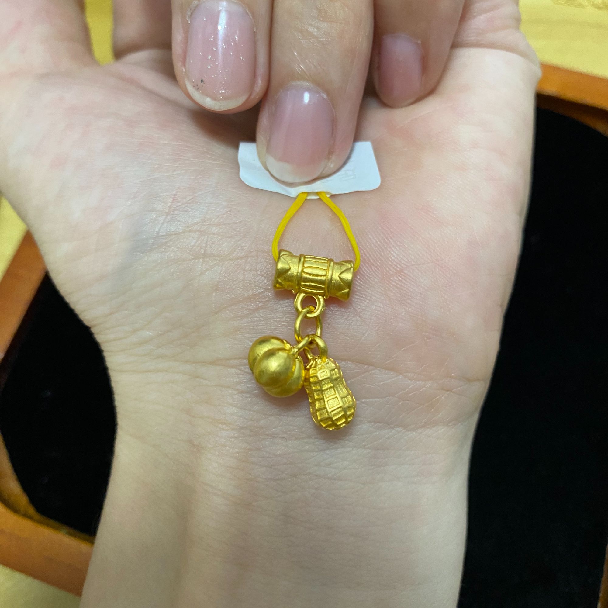 好事发生桶珠足金999