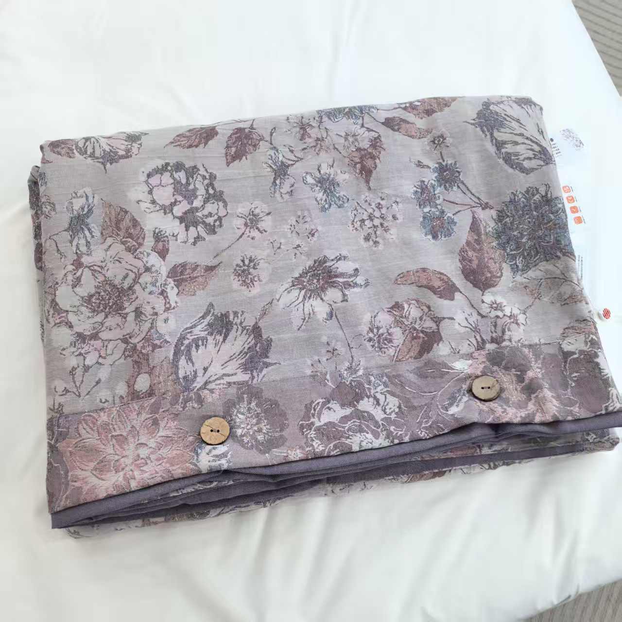 【花样年华】200cm*230cm双层纱被罩舒适透气亲肤被罩 四季可用