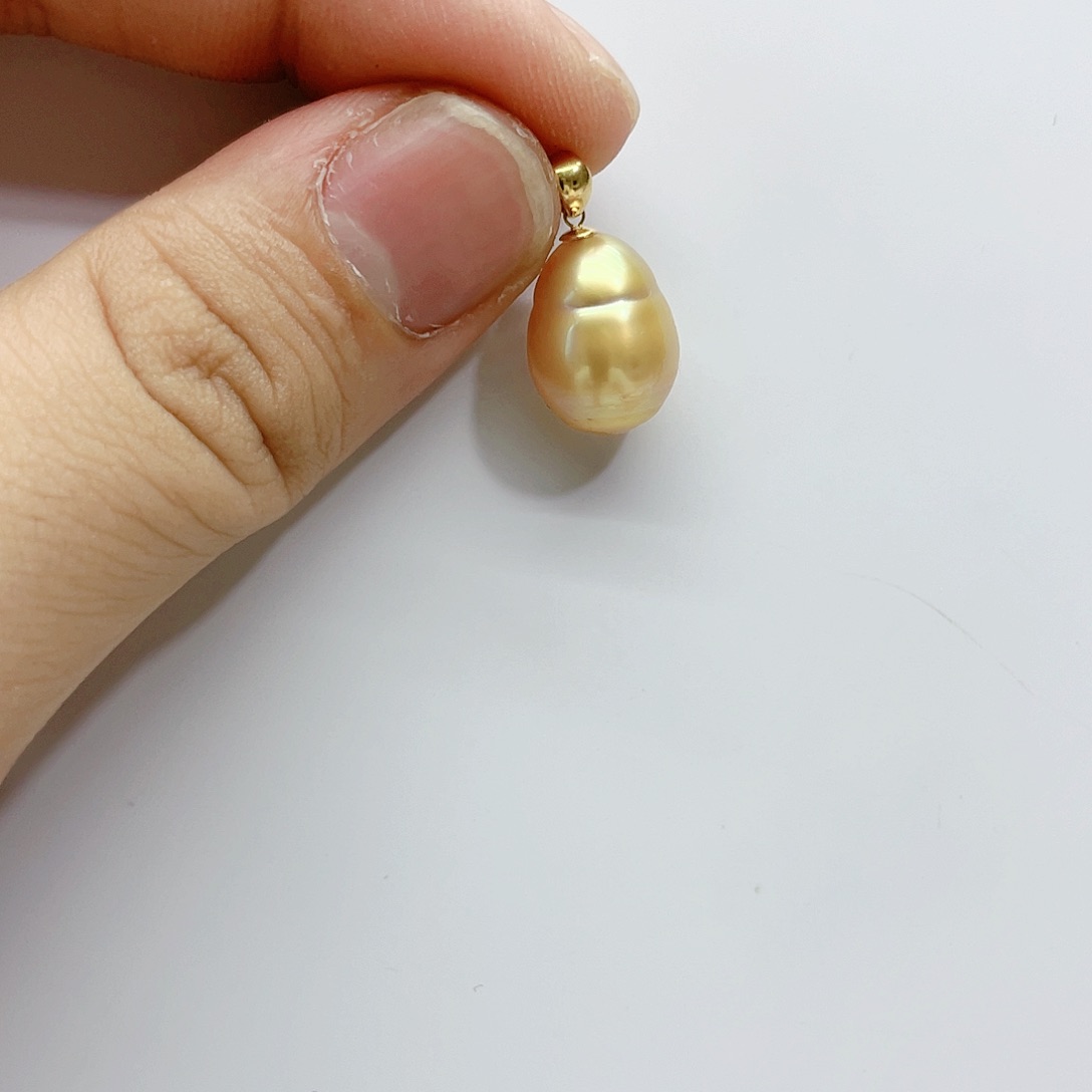 海水珍珠18K金镶嵌颈饰