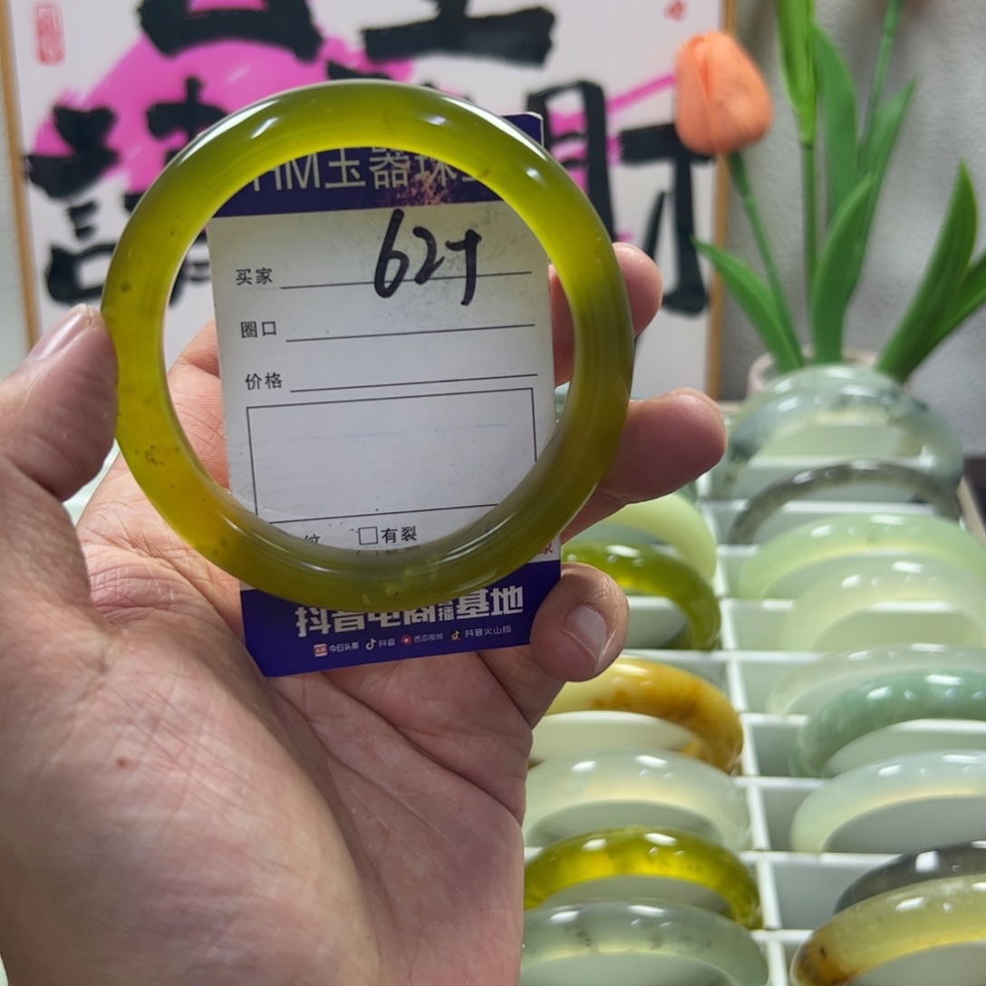 蛇纹石玉未镶嵌手镯646