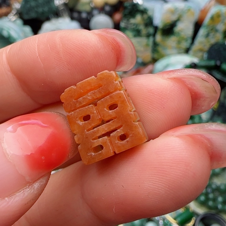 翡翠颈饰未镶嵌天然A货129