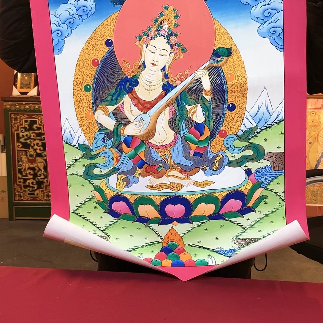 装裱画45×60彩唐妙音