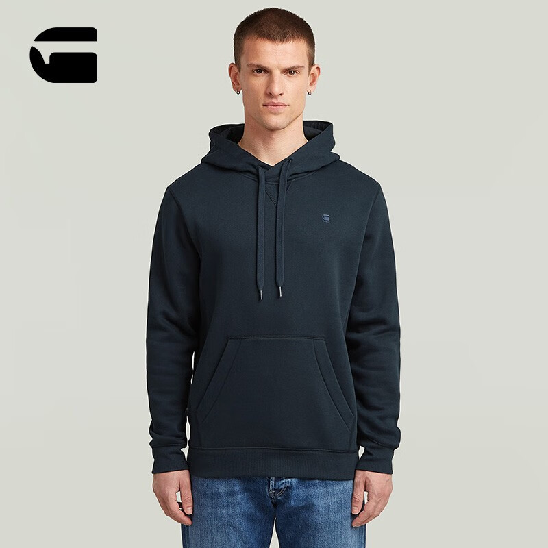 G-STAR RAW25年秋季新品Premium Core连帽卫衣痞帅男士潮流时尚外