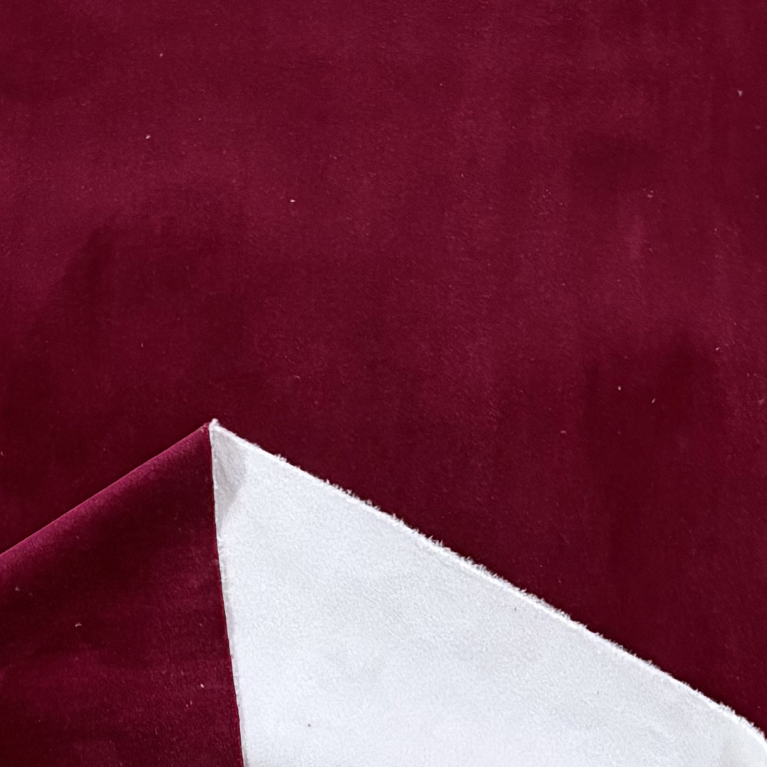 紫红色丝绒面料两米