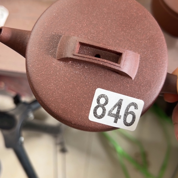 紫砂茶壶紫泥半手160