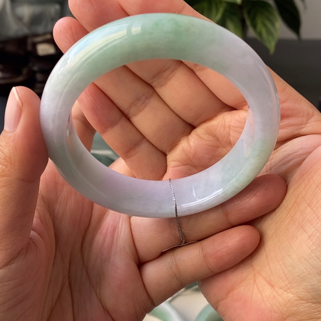 翡翠未镶嵌手镯天然
