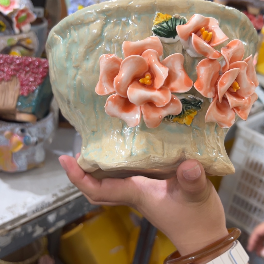 满20米飞秒退拉黑多肉花盆瑕疵765