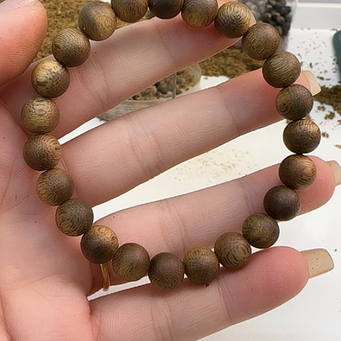 沉香手串海南老白奇0.8 4.6克99沉