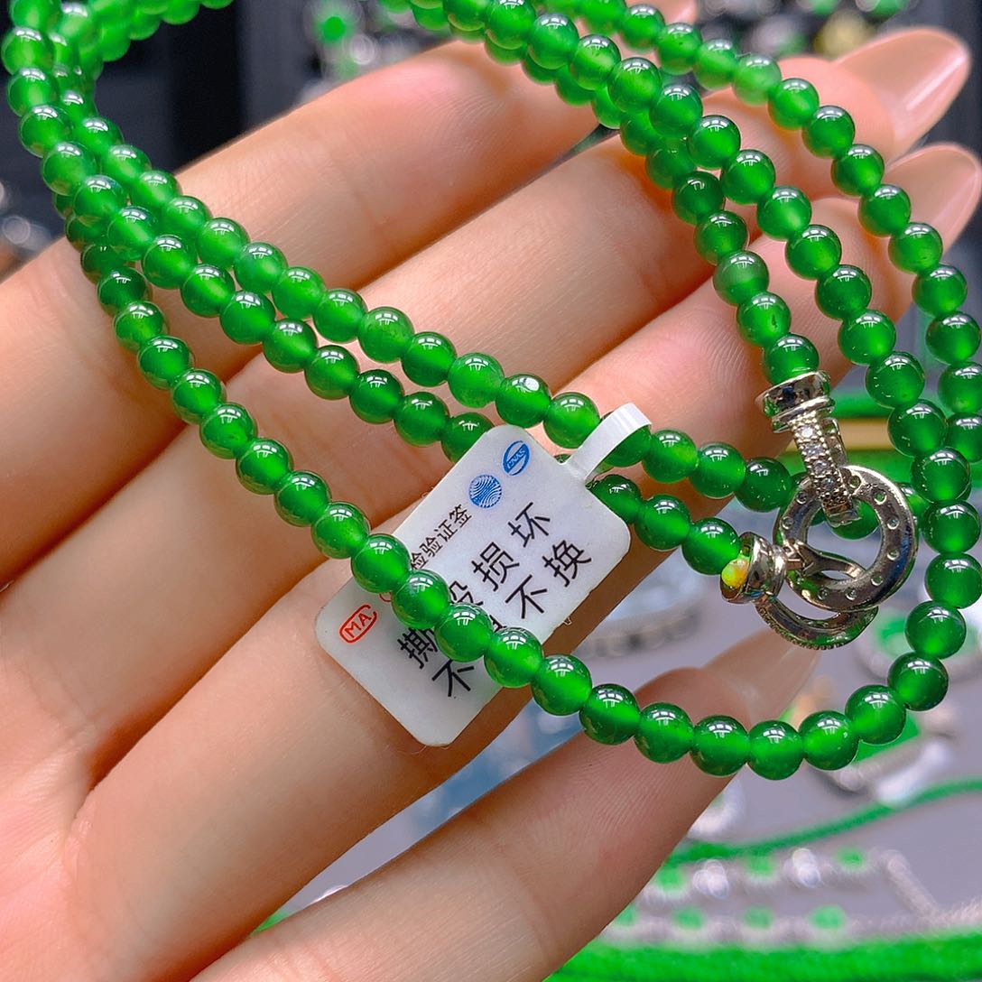 翡翠未镶嵌耳饰天然翡翠