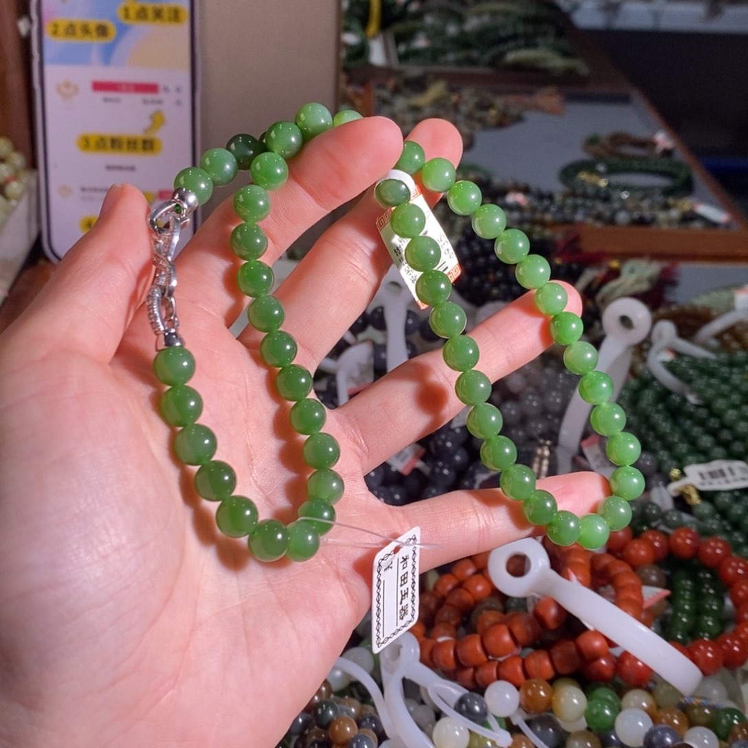 和田玉手链未镶嵌