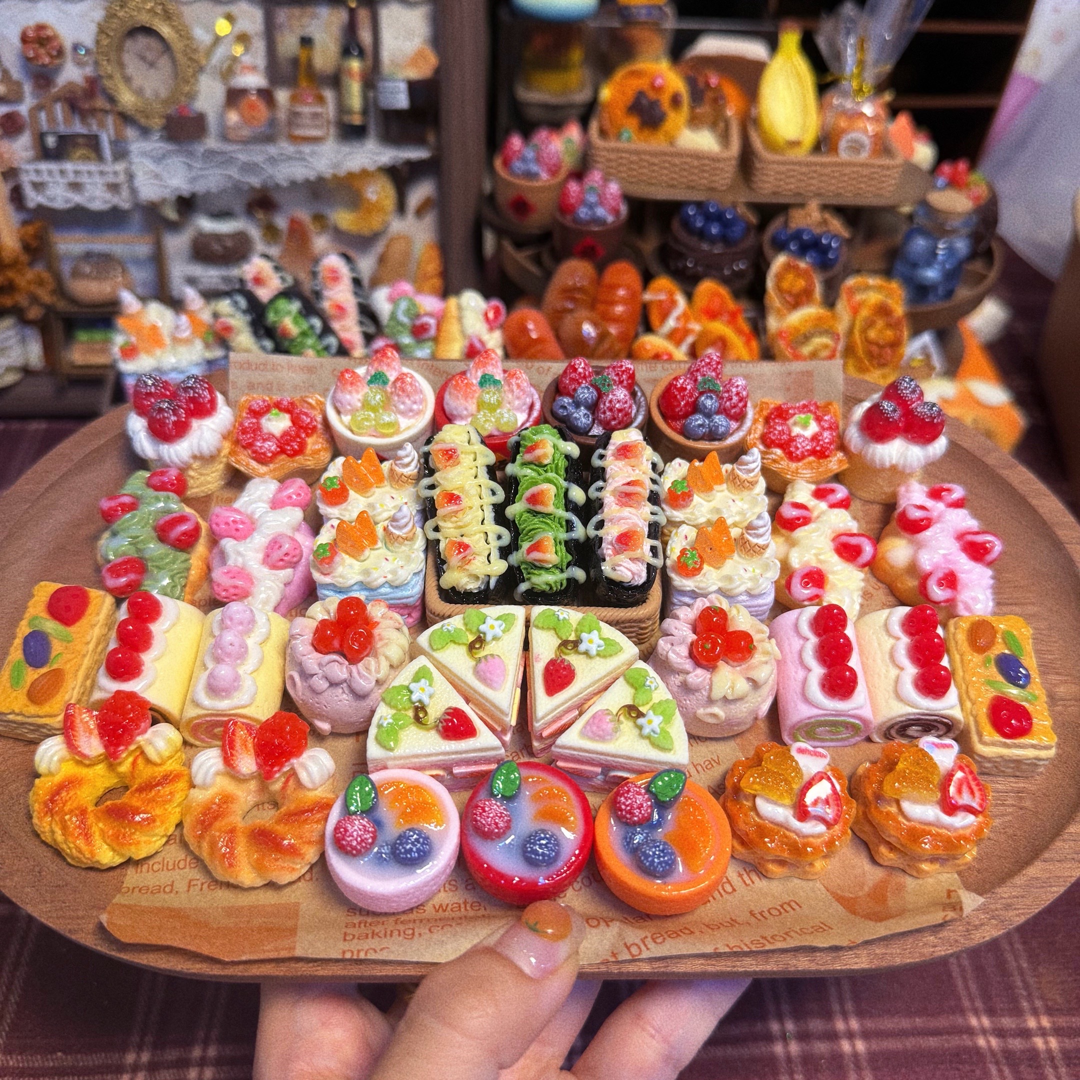 【直播拆】莓莓系列 草莓蓝莓创意diy树脂饰品配件